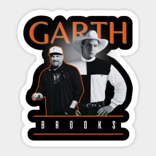 Garth brooks +++ 90s retro style Sticker